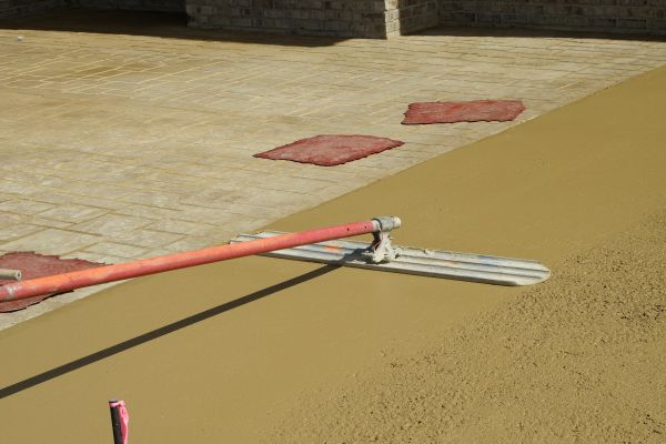 Stamped Pavement Installation in Lehi