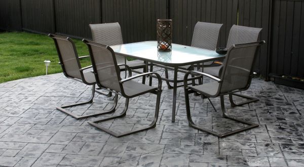 Porch Stamping in Lehi