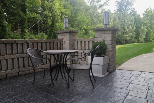 Stamped Cement Patio Service in Lehi